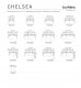 мягкие, большие и маленькие диваны CHELSEA