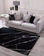 Rugs with a marble pattern PIETRA BLACK