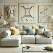 Sofa for Gemini zodiac sign representatives.
