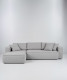 Corner sofa with a large sleeping area MELODY