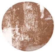 Round carpet RUST COPPER ROUND