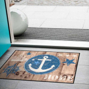 easy to clean rug for the hallway with SEA THEME