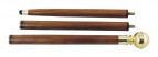 Walking stick with compass & glass tube 9355