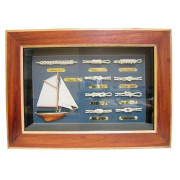Knot frame behind glass Nr.-5585