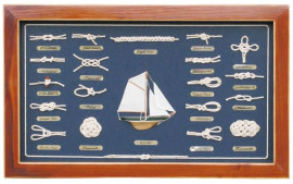 Knot board behind glass Nr- 5599E